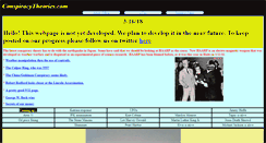 Desktop Screenshot of conspiracytheories.com