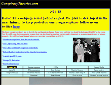 Tablet Screenshot of conspiracytheories.com